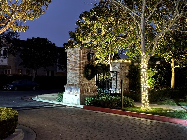 Castaways Gate at Night